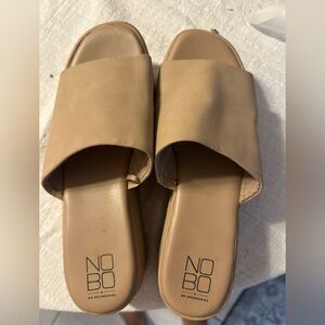NOBO Women's Beige Mules